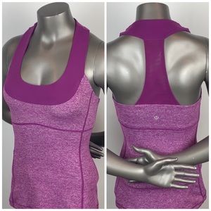Lululemon | Heathered Grape Scoop Neck Tank  4